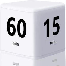 1pc Cube Timer; Gravity Flip Kitchen Timer For Time Management And Countdown Settings 15-20-30-60 Minutes