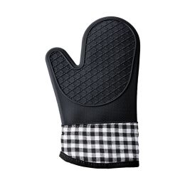 1pcs Silicone Oven Mitts;  Heat Insulation Pad;  Microwave Oven Gloves