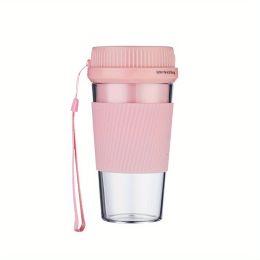Portable Blender Usb Rechargeable Cordless Mini Personal Blender; Small Shakes Smoothie Fruit Juice Blender Cup For Home Outdoor Travel Office