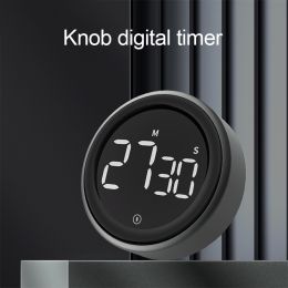 Digital Timer LCD Screen Electronic Rotation Timing Reminder Alarm Clock Study Stopwatch Kitchen Baking Magnetic Countdown Timer