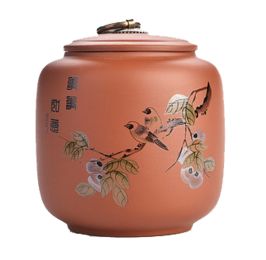 Ceramic Tea Canister Coffee Tins Spice Jar Exquisite Tea Caddy,Y2