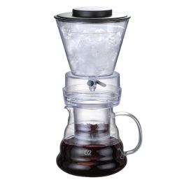 Cold Brew Container 500ml Coffee Maker Adjustable Ice Drip Glass Cold Dripper Coffee Machine for Cold Brew Coffee