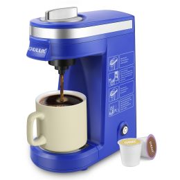 CHULUX Single Serve Coffee Maker KCUP Pod Coffee Brewer;  Single Cup Coffee Machine Mini 3 in 1 for K CUP Ground Coffee Tea Filter