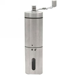 Portable Home Manual Coffee Grinder Stainless Steel with Ceramic Burr Bean Mill