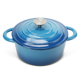 COOKWIN Enameled Cast Iron Dutch Oven with Self Basting Lid;  Enamel Coated Cookware Pot 5QT