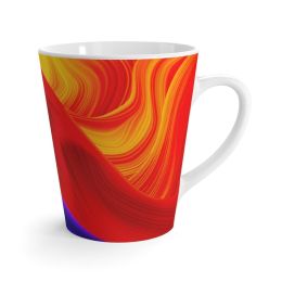 Colorful Swirl Style Latte Mug